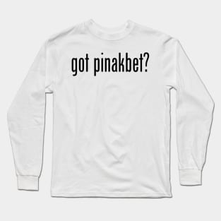 Got Pinakbet? Filipino Food Humor Design by AiReal Apparel Long Sleeve T-Shirt